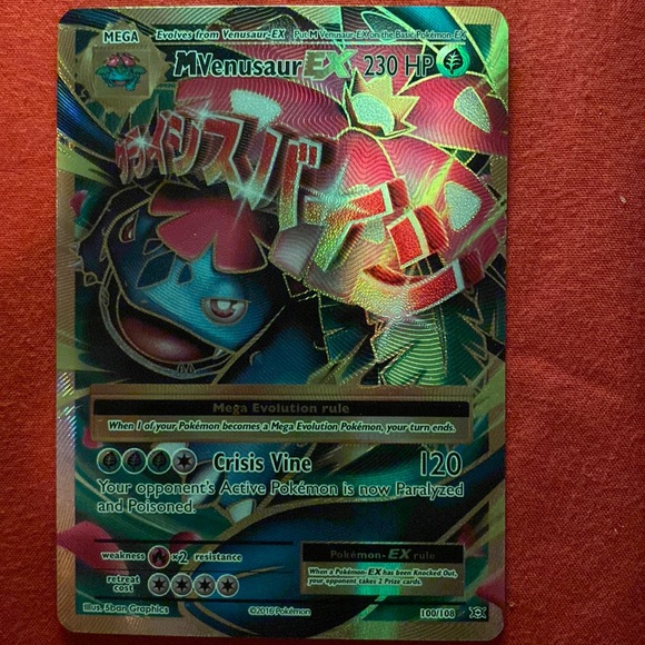 crisis vine pokemon card price Pokmon TCG Venusaur EX 230 HP Card - Crisis Vine Attack